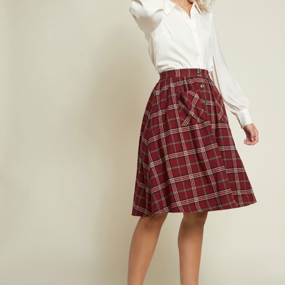 Modcloth Encouraging Outlook Skirt NWT, Size Small - Picture 5 of 5